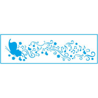 STENCIL - BORBOLETA MUSICAL