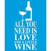 Stencil vinho