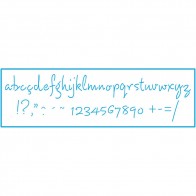 STENCIL - ALFABETO e NÚMEROS