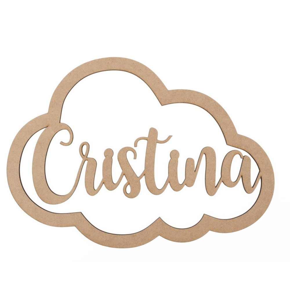 NUVEM CAÇA SONHOS C/NOME PERSONALIZAVEL