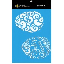 Stencil "Feliz Pascoa" 