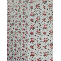 Cartolina Dupla face Estampada Rosas