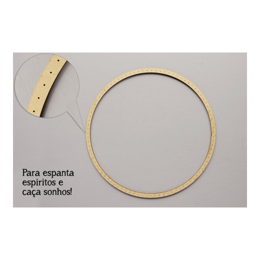 Círculo com furos