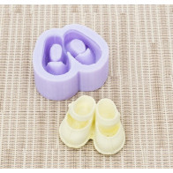 MOLDE SILICONE SAPATINHOS