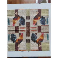 Caixa para guardanapos com vidro