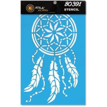 Stencil caça sonhos