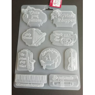 Molde A4 PVC  Flexivel Passion STAMPERIA