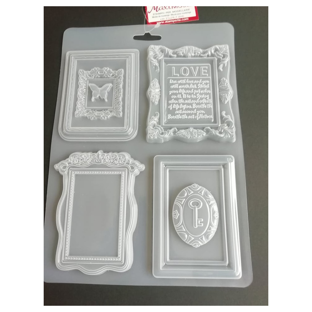 Molde A4 PVC  Flexivel Molduras STAMPERIA