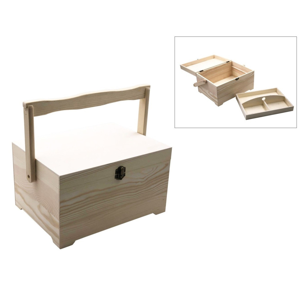 CAIXA  MADEIRA  COM ASA