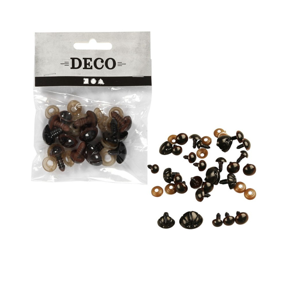 OLHOS E NARIZES P/ BONECOS