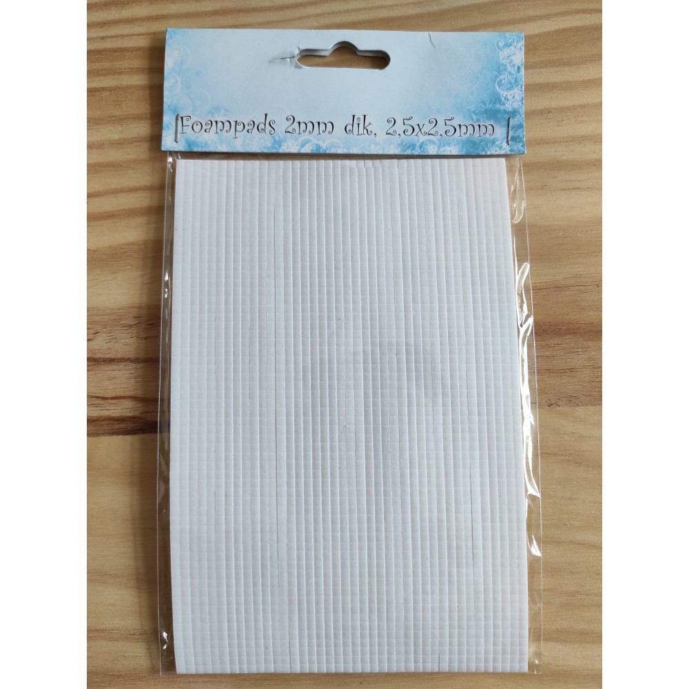 Almofadas de Espuma 3D Adesiva Dupla Face