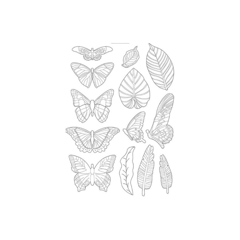 Molde A4 PVC  Flexivel Amazonia STAMPERIA