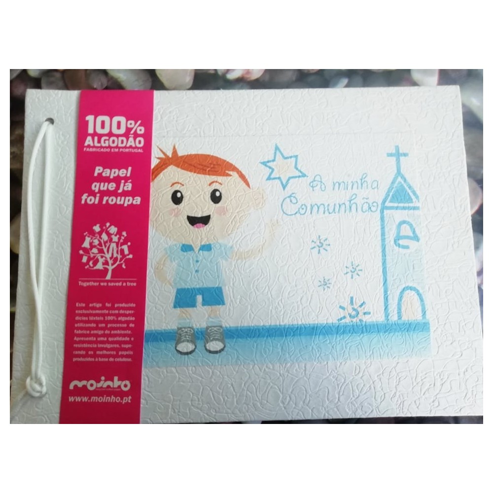 Livro "A Minha Comunhão" menino