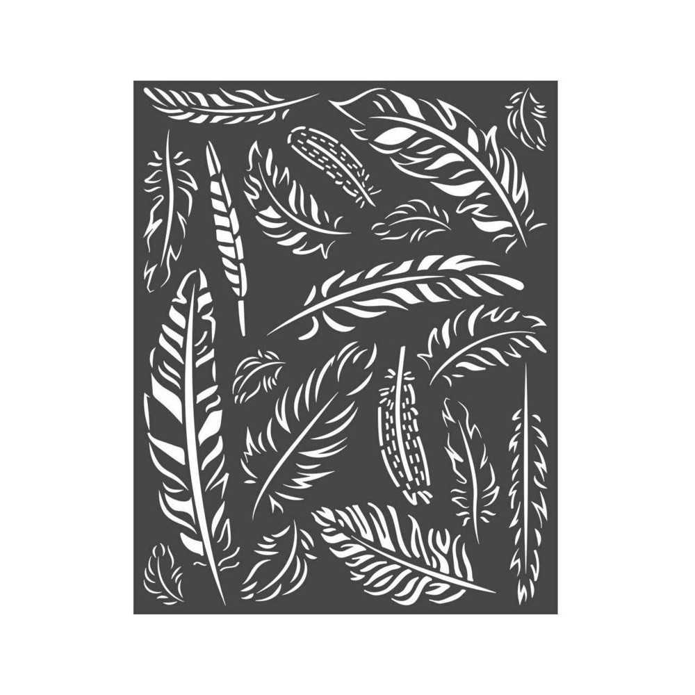Stencil Amazonia Folhas  Stamperia