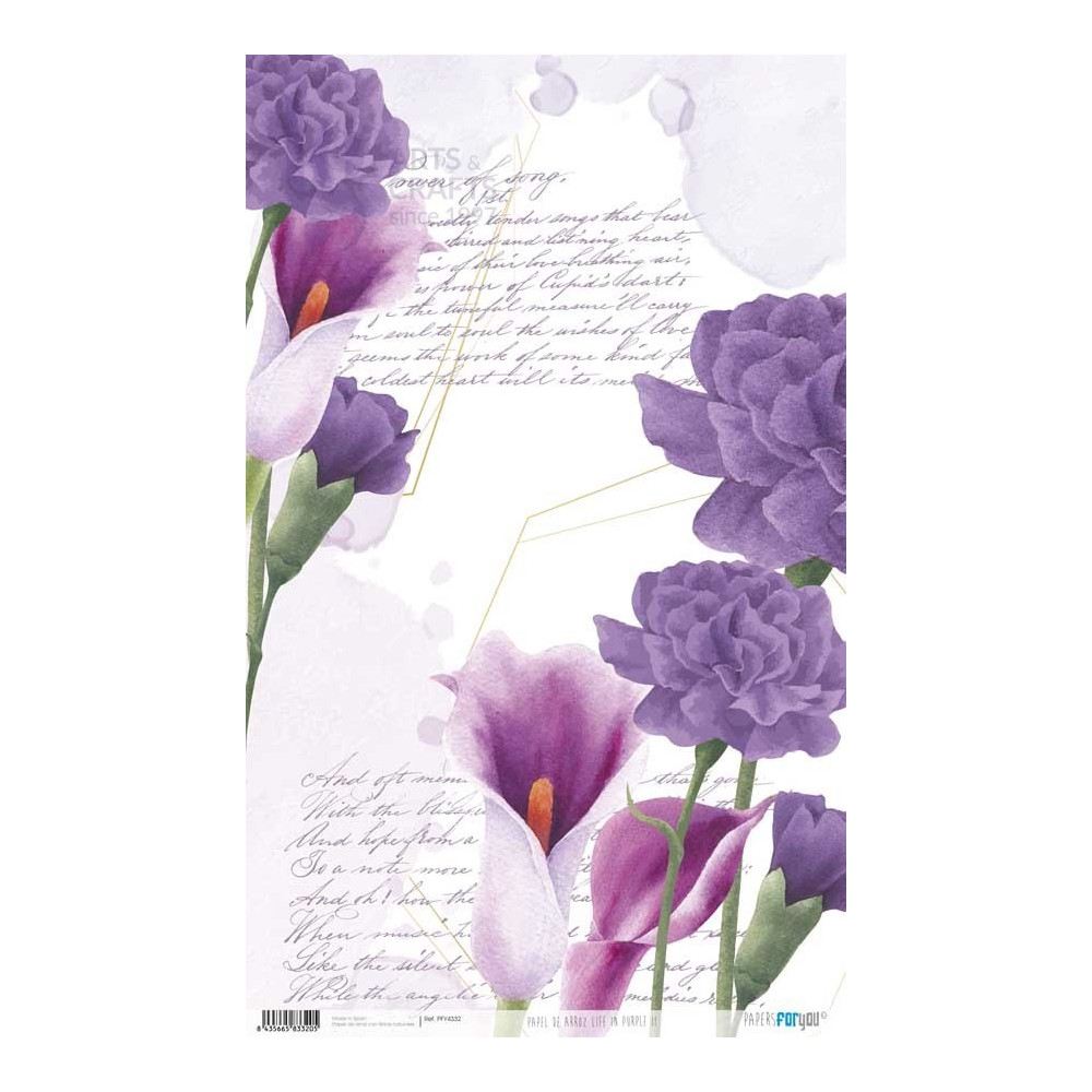 PAPEL ARROZ JARROS ESCRITA