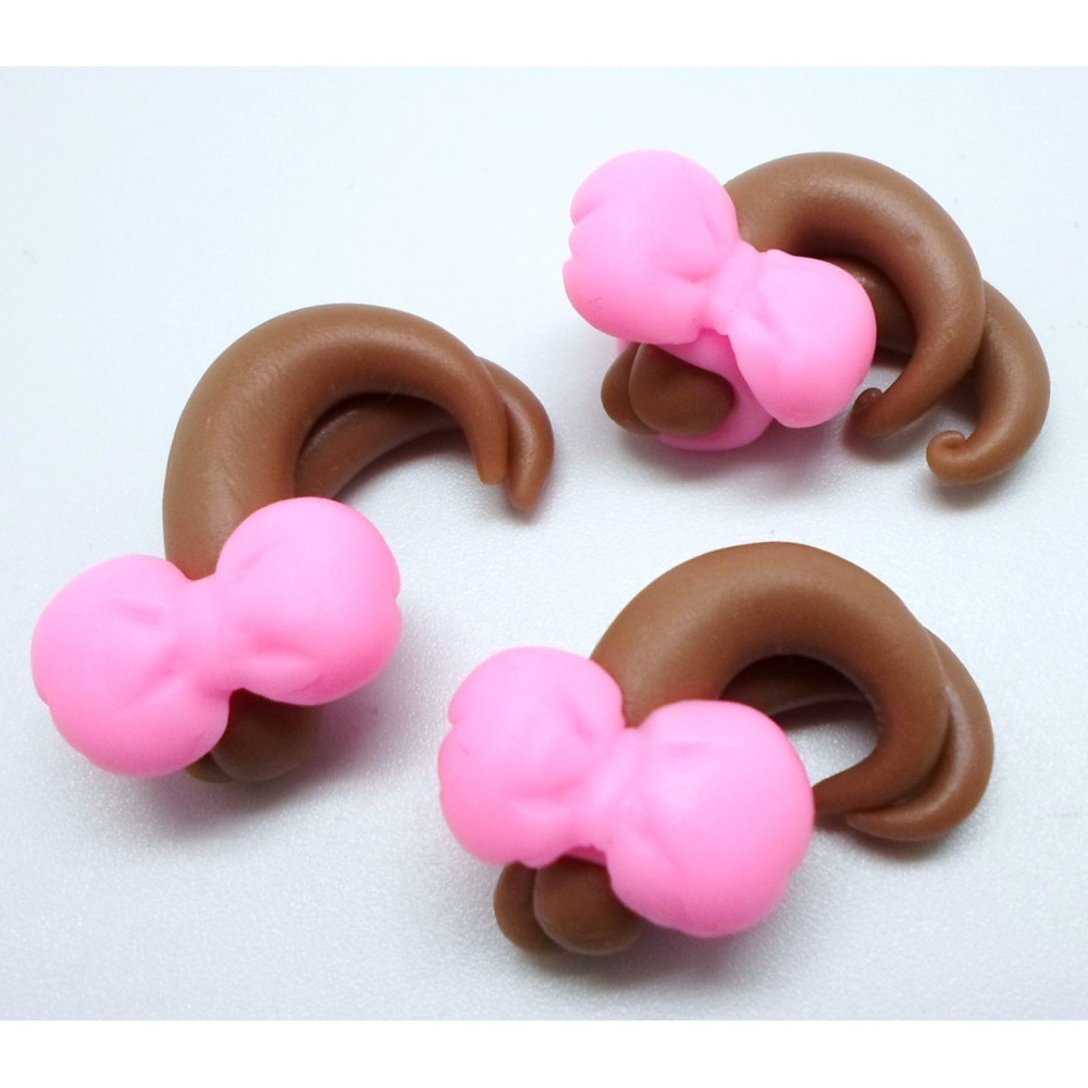 Cabelinho com laço Rosa