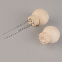 Suporte de madeira para 4 agulhas de feltragem