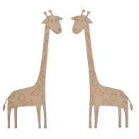 Conj. de 2 Girafas MDF