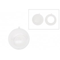 BOLA ACRILICA  C/ABERTURA 10 CM