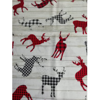 Tecidos Renas Natal TIMELESS