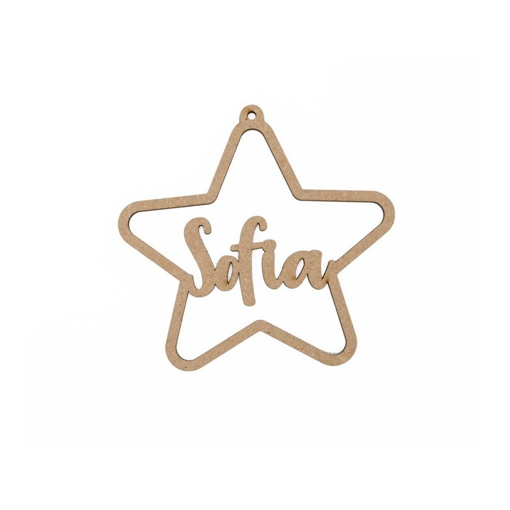 ESTRELA C/NOME PERSONALIZAVEL 