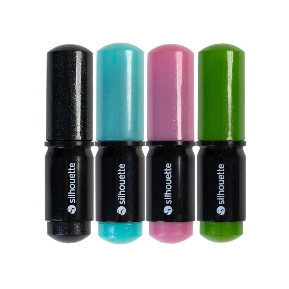 KIT DE CANETAS SILHOUETTE COM GLITTER SORTIDAS