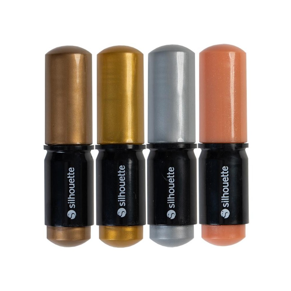 KIT DE CANETAS SILHOUETTE COM GLITTER SORTIDAS