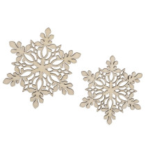 CONJ. 2 FLOCOS DE NEVE 