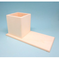 Suporte para Lápis quadrado com base