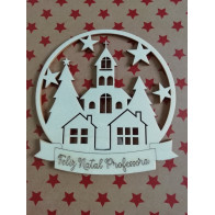 BOLA DE NATAL - Feliz Natal Professora