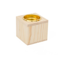 CASTIÇAL 1 VELA  6x6x6CM