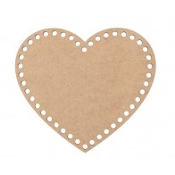 BASE CORAÇÃO COM FUROS