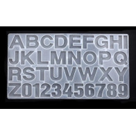 Molde Silicone Alfabeto