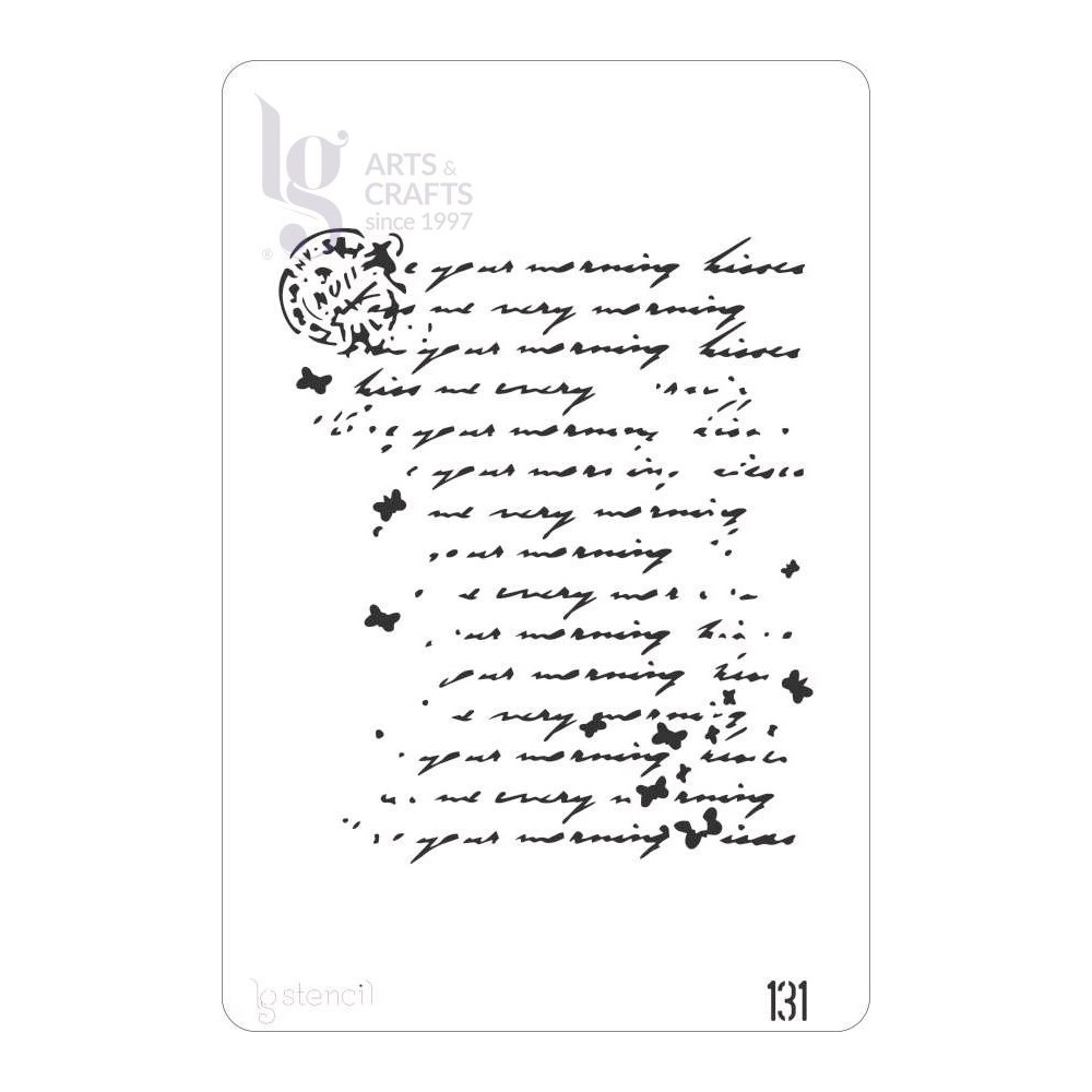 STENCIL CARTA MANUSCRITA