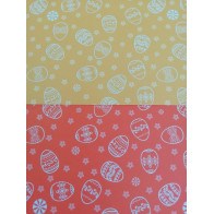 Cartolina dupla face Ovos Páscoa