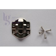 CONJ.4 FECHOS CROMADO 2.5X2.8CM