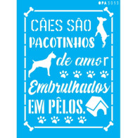 Stencil  Cães OPA