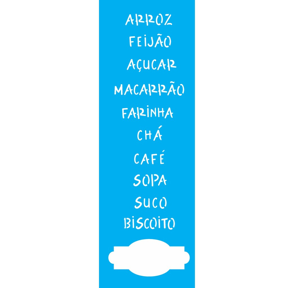 Stencil Alimentos OPA