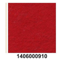 Feltro lã merino grosso vermelho
