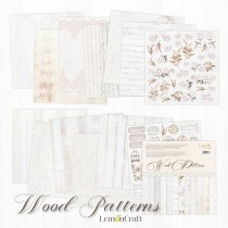 BLOCO SCRAPBOOK WOOD PATTERNS Lemon Craft