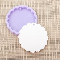 MOLDE SILICONE PLACA C/FURO