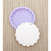 MOLDE SILICONE PLACA C/FURO