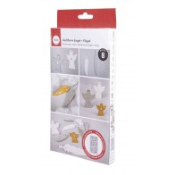 MOLDE SILICONE ANJOS + ASAS +PENAS 