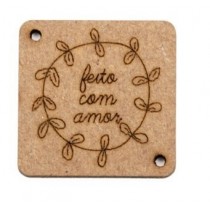 BOTÃO FEITO COM AMOR