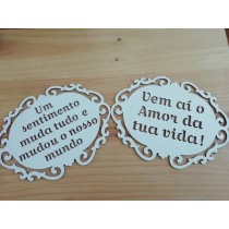 Placa Casamento Personalizada