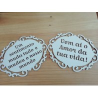 Placa Casamento Personalizada