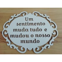 Placa Casamento Personalizada