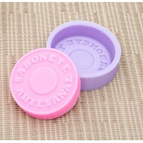 MOLDE SILICONE SABONETE ARTESANAL
