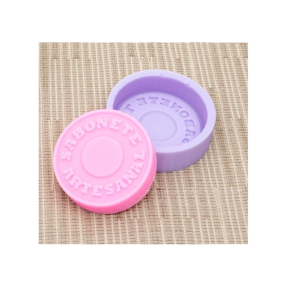 MOLDE SILICONE SABONETE ARTESANAL