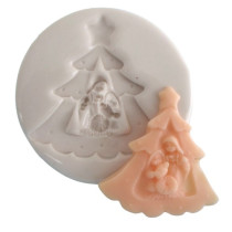 Molde Silicone Presepio na Arvore 